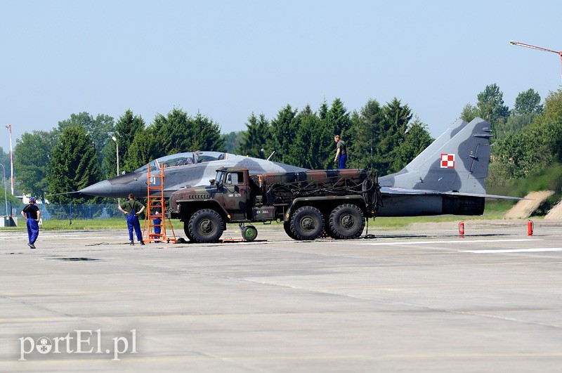 Samoloty MiG-29 z 22. Bazy Lotnictwa Taktycznego
