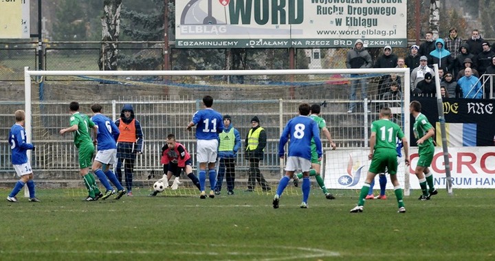 Olimpia Elbląg - Pelikan Łowicz 1:1