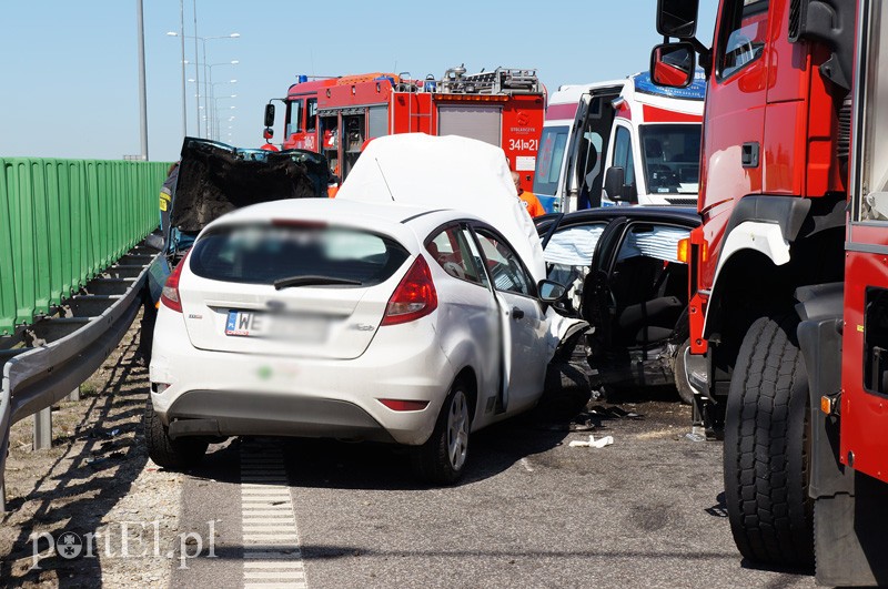 Wypadek na obwodnicy: dwie osoby ranne