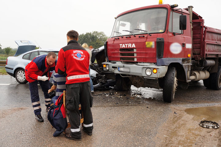 Nowina: wypadek na starej siódemce