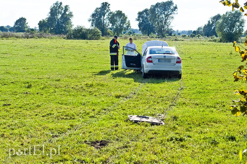  Pijany zderzył się z innym pojazdem. Są korki na 