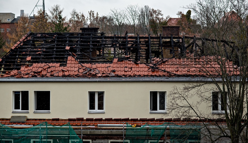 Po pożarze szpitala