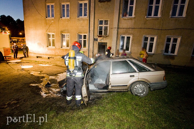  Spłonął samochód przy ul. Górnośląskiej