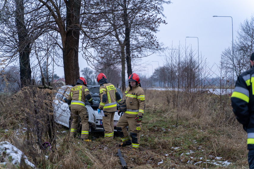 19-latka uderzyła w drzewo na starej siódemce