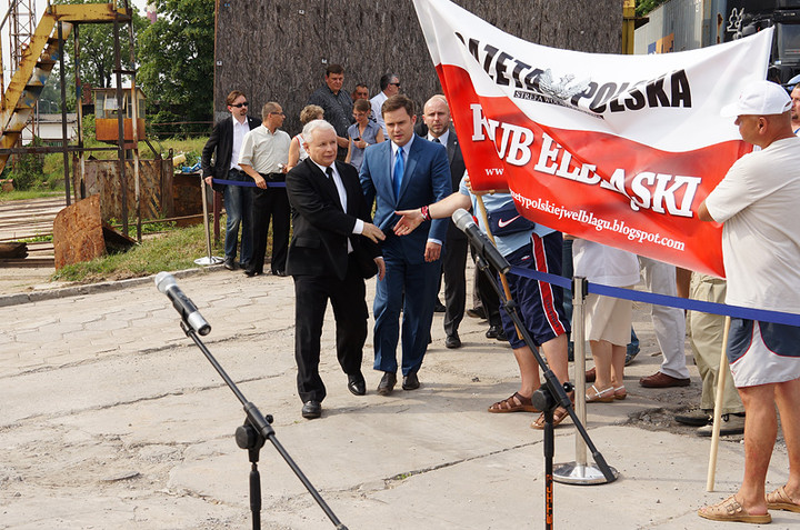 Jarosław Kaczyński w Elblągu
