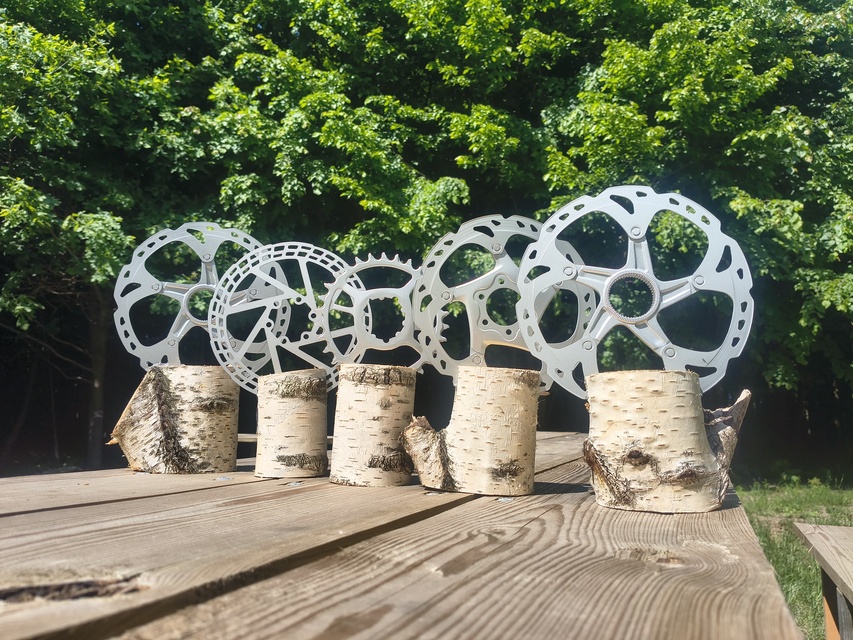 Wyjątkowe statuetki zawodów Truso MTB