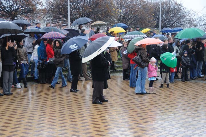 Deszczowe Święto Niepodległości w Elblągu