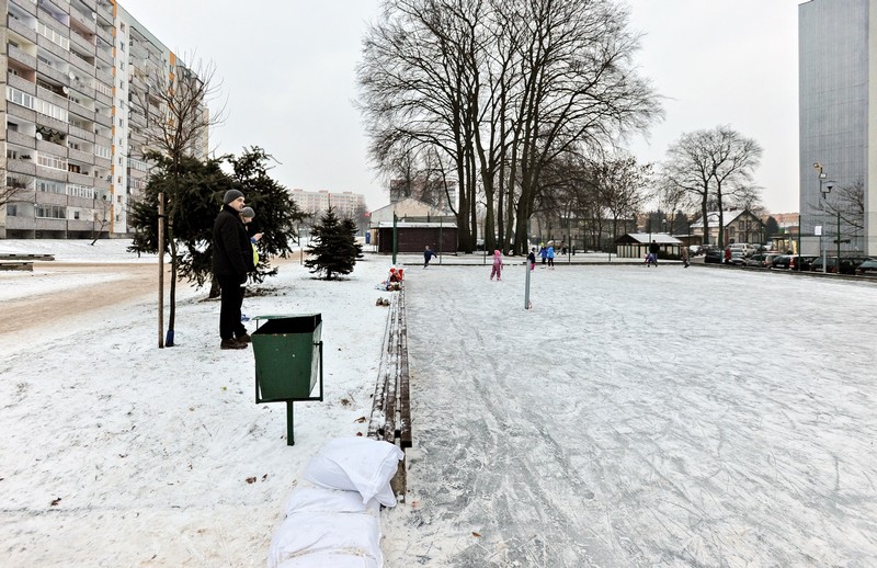 Na Zawadzie można jeździć na łyżwach