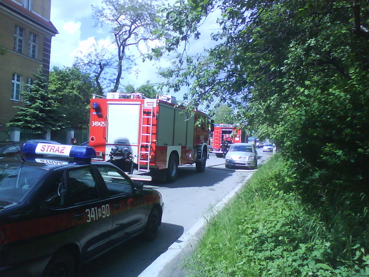 Pożar na Saperów