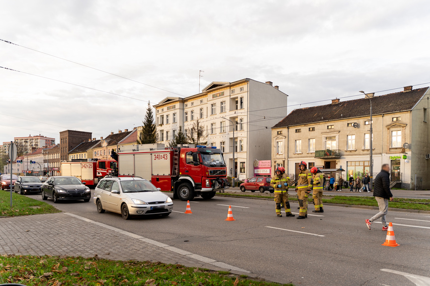 Zderzenie trzech aut na Grunwaldzkiej