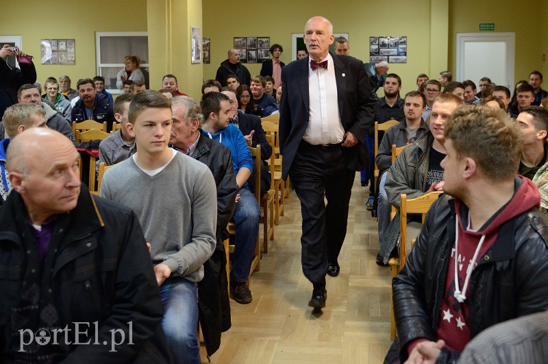 Janusz Korwin-Mikke w Elblągu
