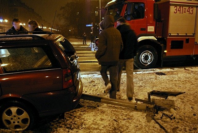Zderzenie na skrzyżowaniu