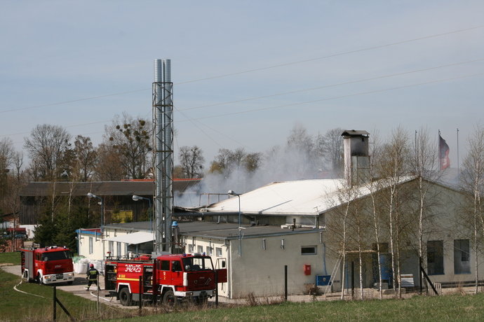 Pożar lakierni