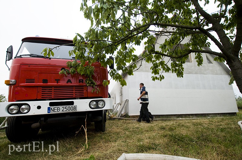 Pożar domu w Nowakowie