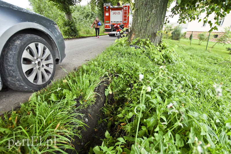 Autokar z dziećmi uderzył w drzewo