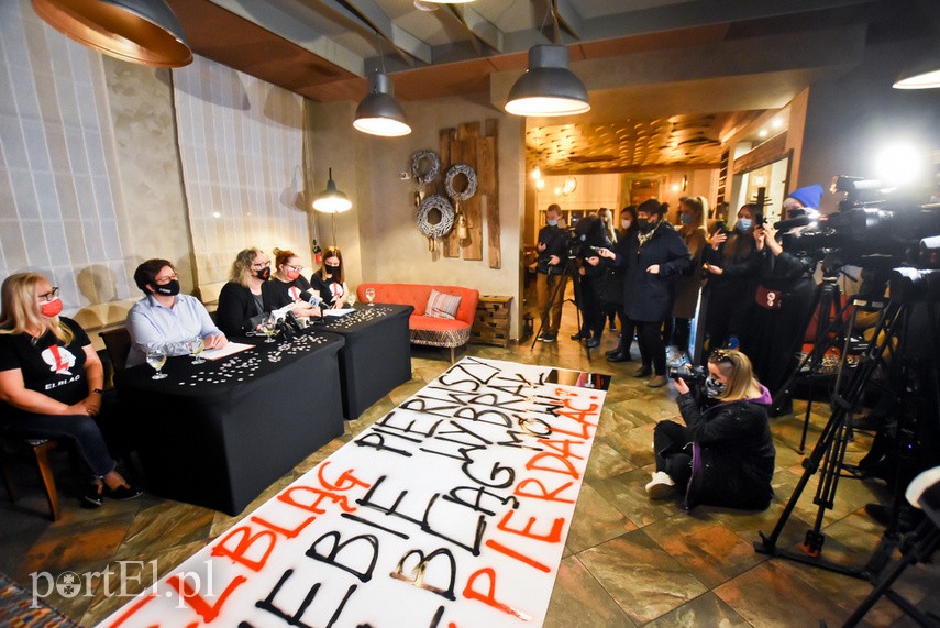 Kolejny protest w Elblągu, tym razem z udziałem Marty Lempart