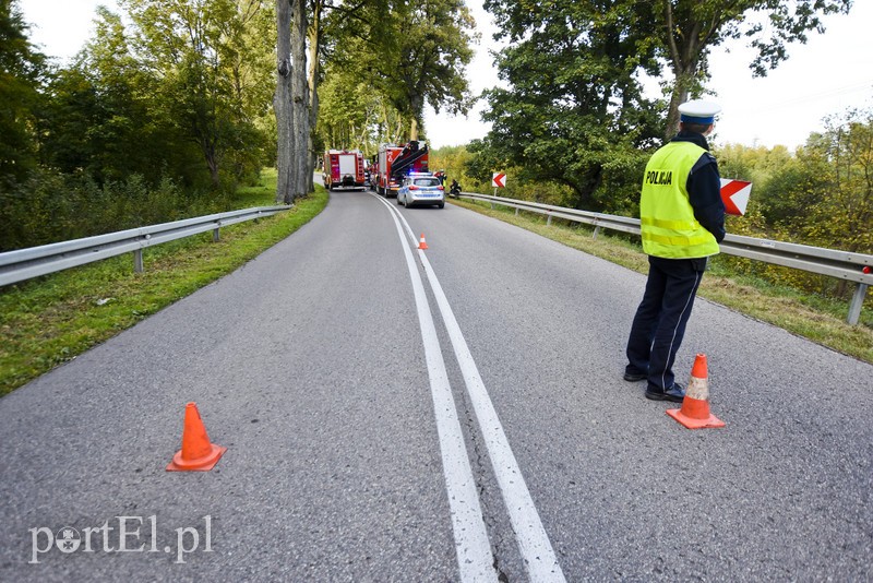 Tragiczny wypadek przed Hutą Żuławską
