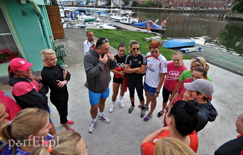 Kajakowy trening Startu