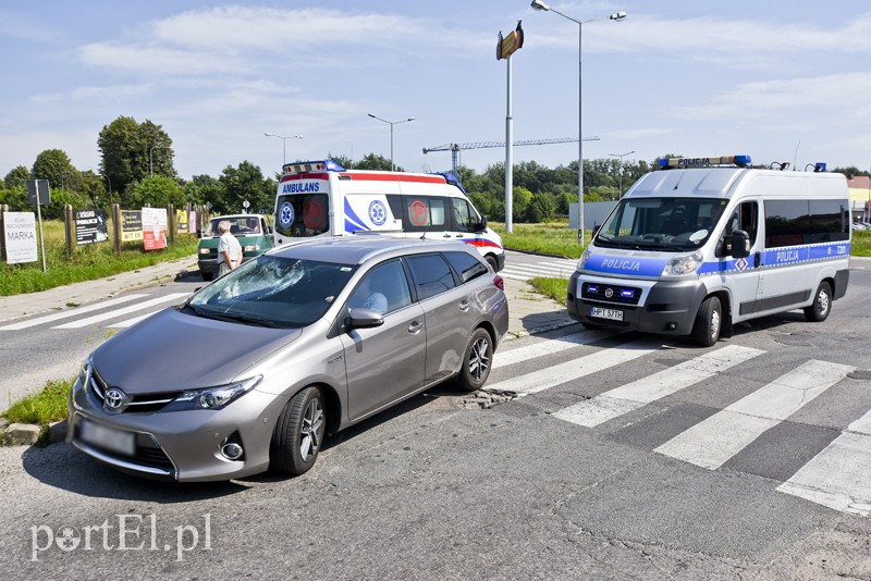Potrącenie nietrzeźwego rowerzysty