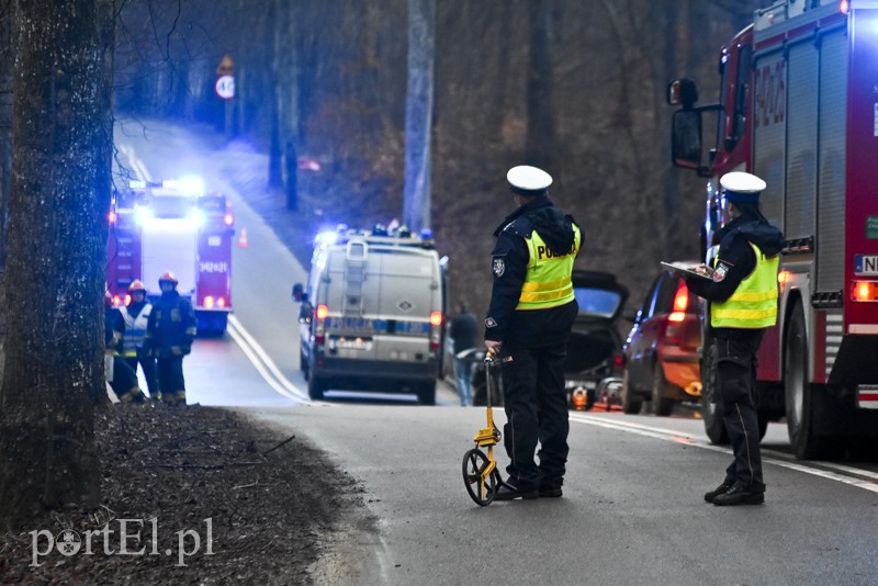 Kierowca golfa zginął na drodze do Tolkmicka