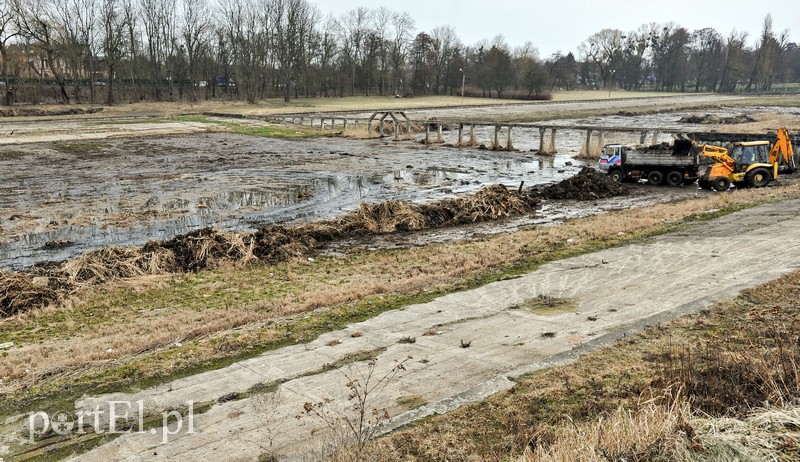Kąpielisko sprzątane po zimie