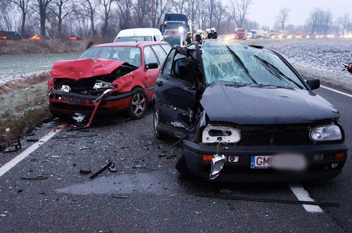 Wypadek między Jegłownikiem a Starym Polem