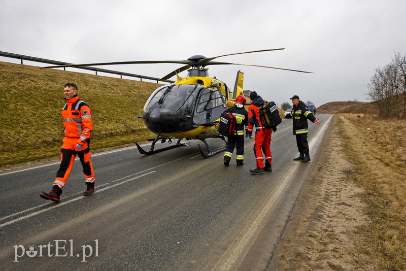 Wypadek na starej siódemce. Pięć osób rannych