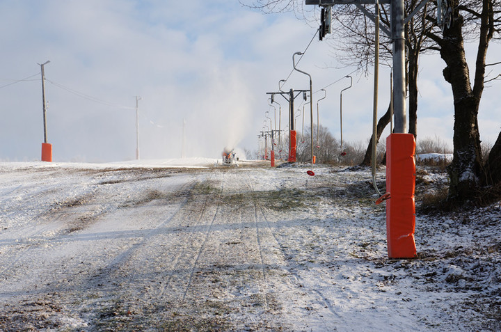 Naśnieżanie Góry Chrobrego