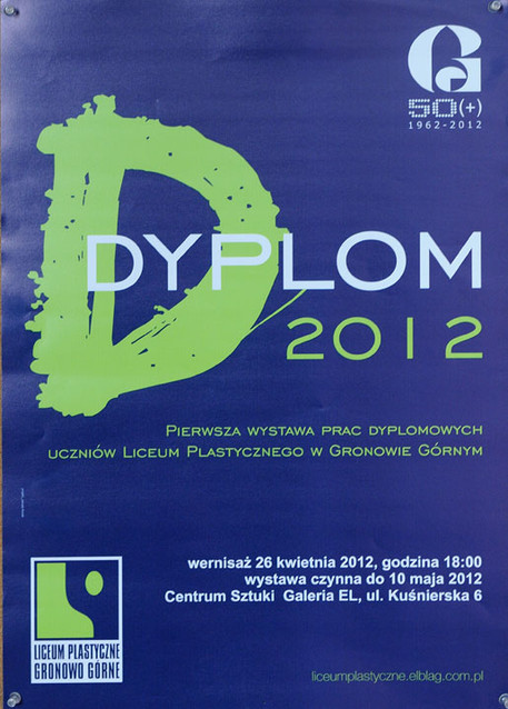 Dyplomy plastyków na wystawie