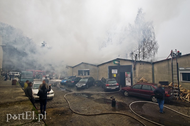  Pożar stolarni na Łęczyckiej