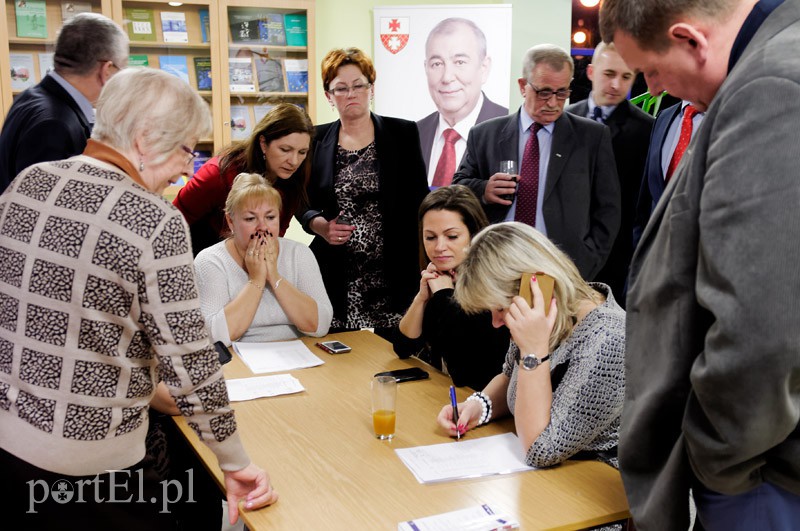 Wieczór wyborczy w sztabie PiS