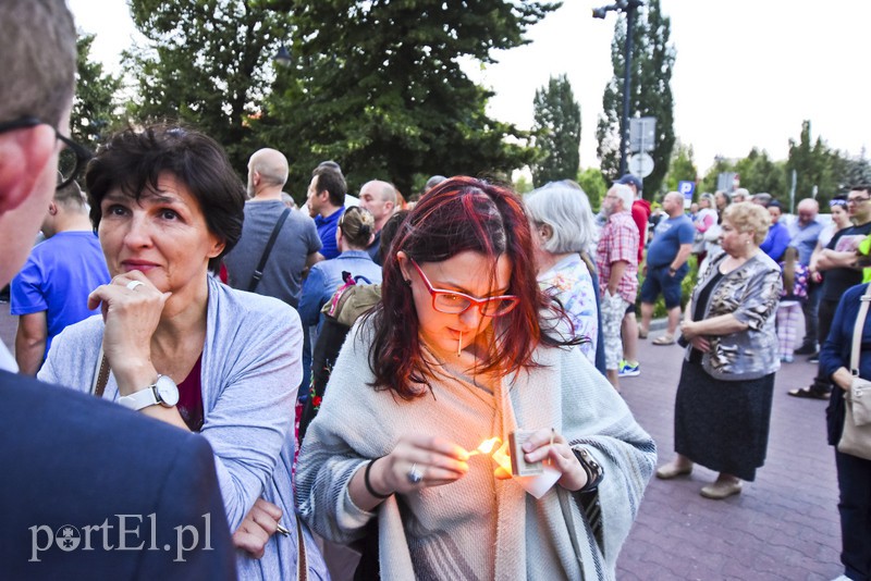 Protest pod sądem 