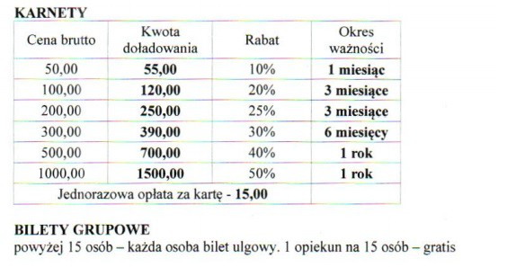 Za ile popływamy w Centrum Rekreacji Wodnej