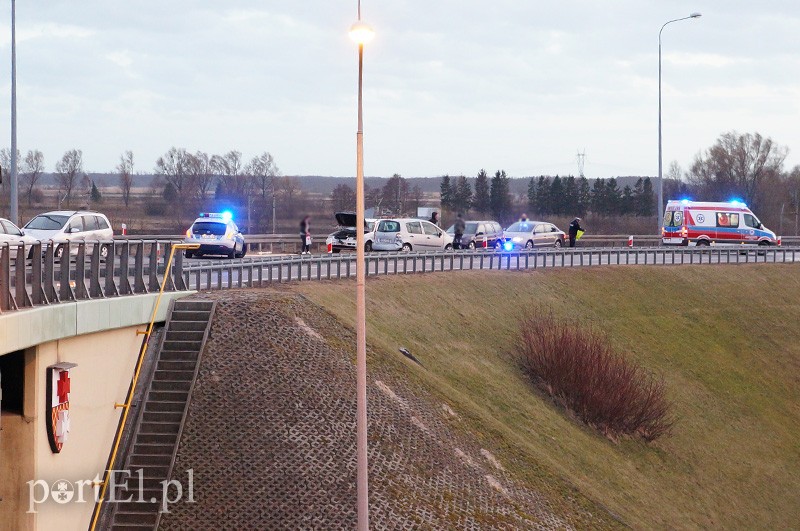 Węzeł Wschód: zderzenie czterech pojazdów