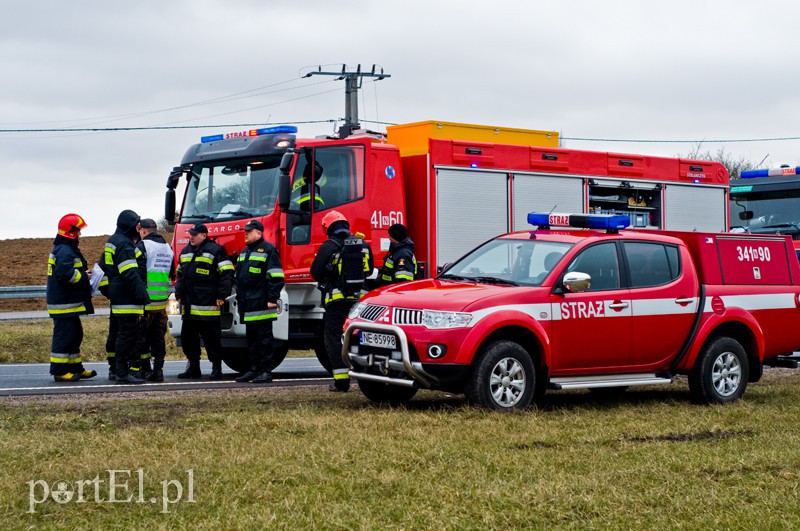  Przewrócona cysterna na berlince