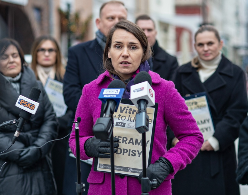 Zbierali podpisy za refundacją in vitro