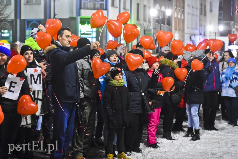 Elbląg #murem za Owsiakiem