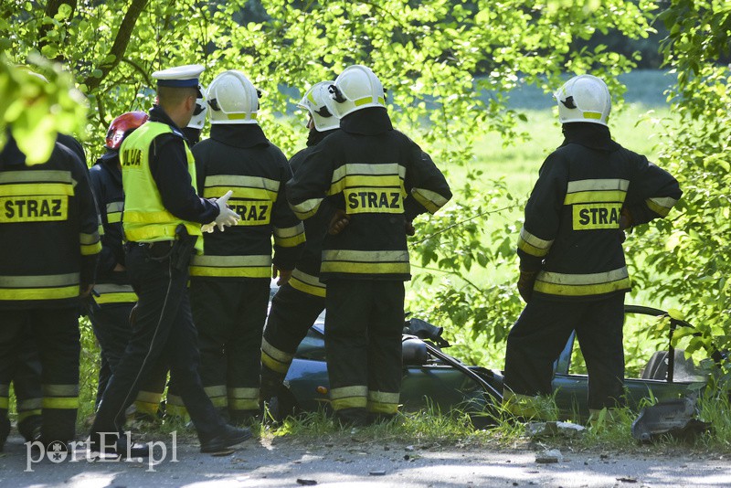 Tragiczny wypadek w Krasnym Lesie, kierowca uciekał przed policją
