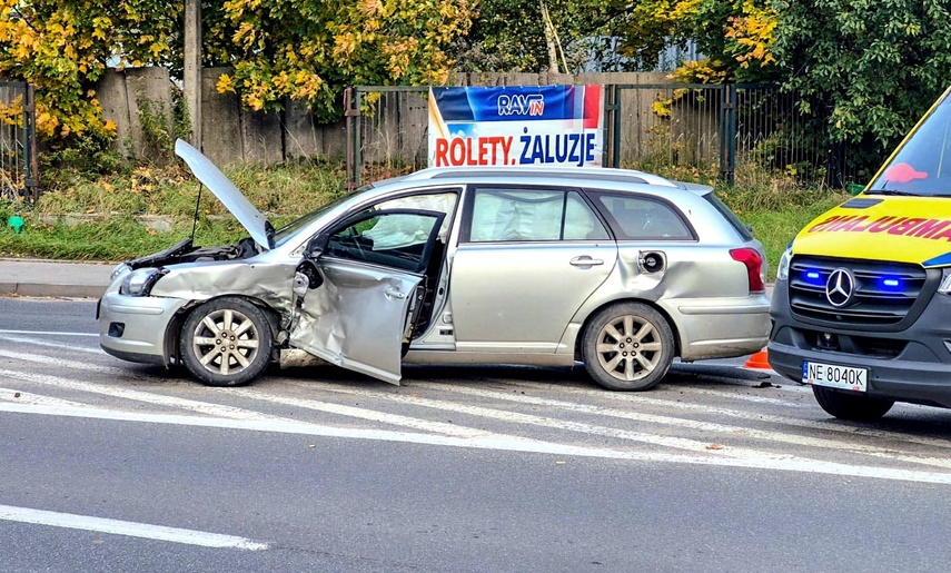 Kolizja na skrzyżowaniu