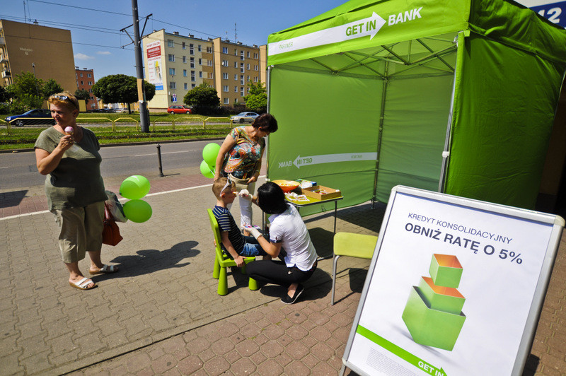 Nowo otwarta placówka Getin Banku zaprasza