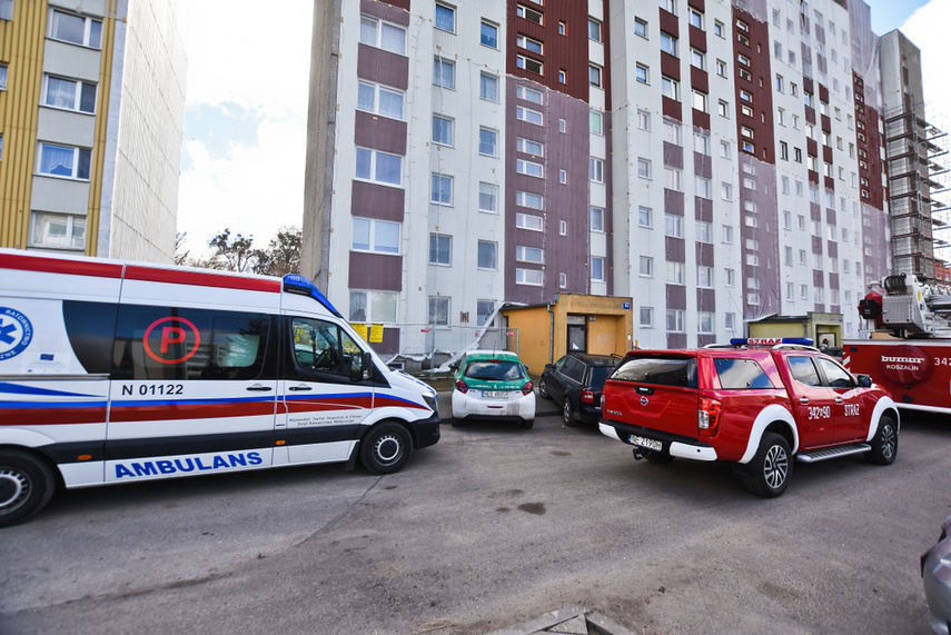 Pożar w bloku przy Ul. Andersa, zmarła 71-latka