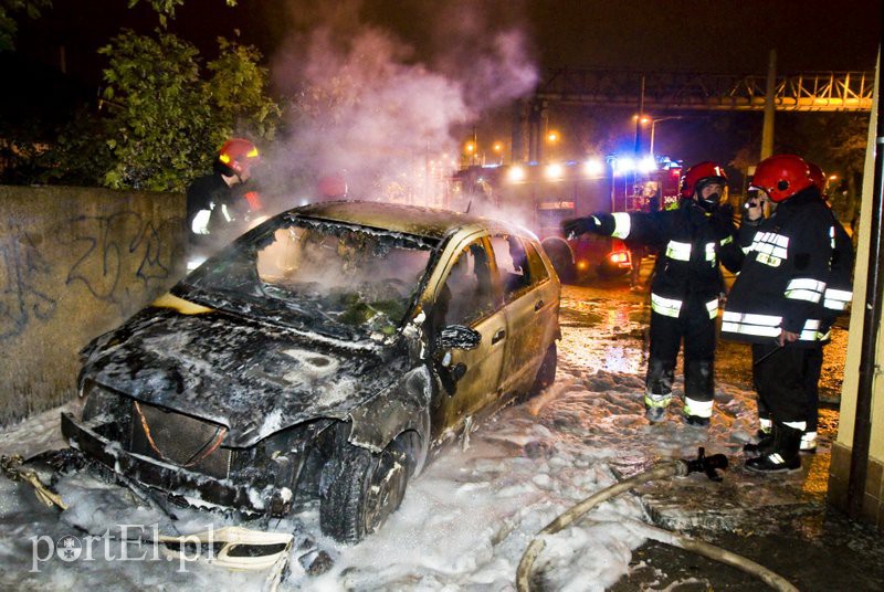  Na Grunwaldzkiej spłonął mercedes