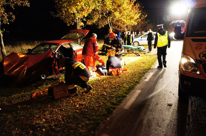 Wypadek na Łęczyckiej: cztery osoby ranne