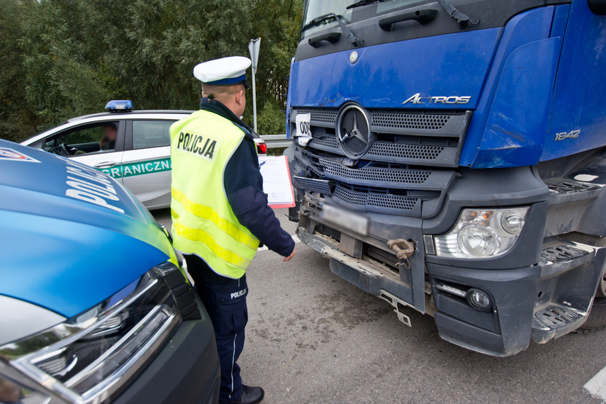 Trasa Unii Europejskiej zablokowana