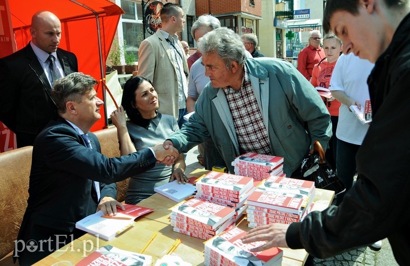Janusz Palikot w Elblągu