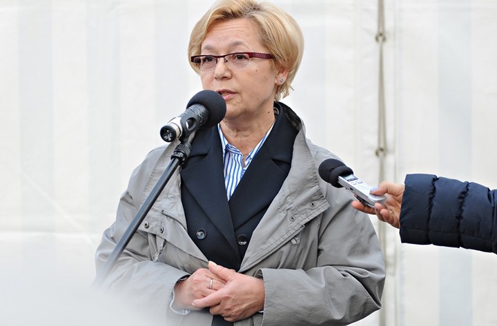 Wmurowanie aktu erekcyjnego pod budowę sądu