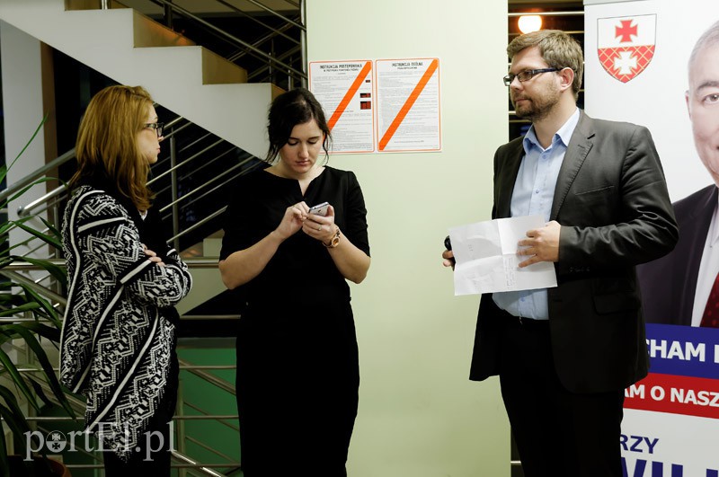 Wieczór wyborczy w sztabie PiS