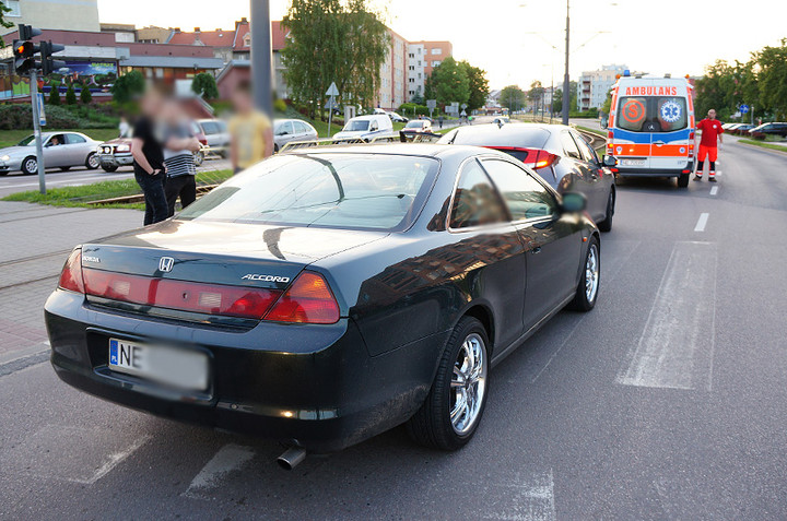 Potrącenie pijanego rowerzysty