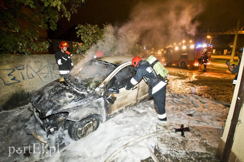  Na Grunwaldzkiej spłonął mercedes