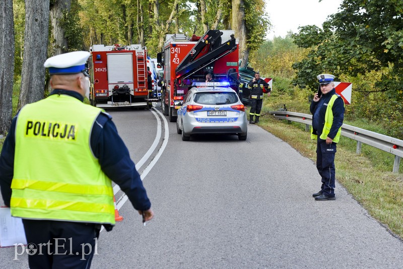 Tragiczny wypadek przed Hutą Żuławską